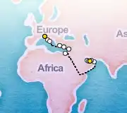 23 Night Portofino to Abu Dhabi cruise