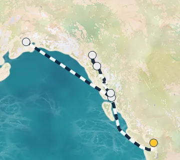 7 Night Vancouver to Whittier cruise