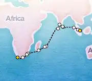 29 Night Singapore to Cape Town cruise