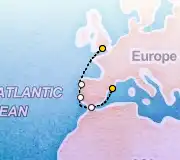 6 Night Barcelona to London cruise
