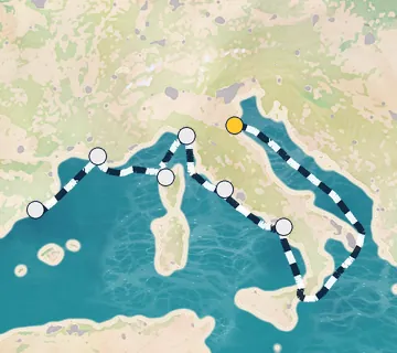 7 Night Ravenna to Barcelona cruise