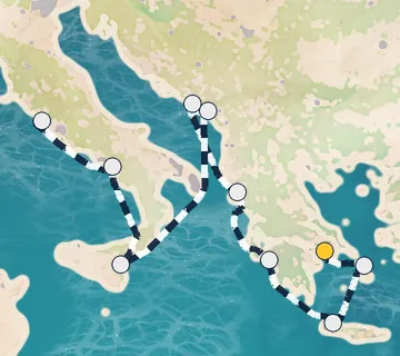 10 Night Athens to Rome cruise
