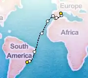 21 Night Sao Paolo to Barcelona cruise