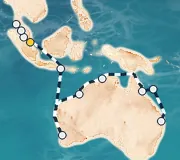 25 Night Singapore to Brisbane cruise
