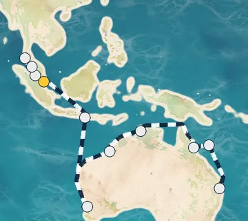 25 Night Singapore to Brisbane cruise