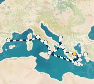 21 Night Athens to Barcelona cruise