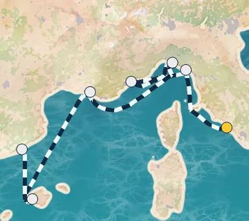7 Night Rome to Barcelona cruise