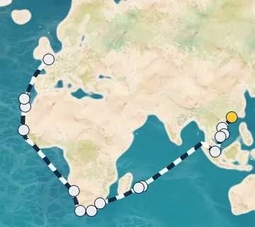 46 Night Hong Kong to London cruise