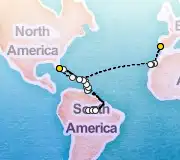 40 Night Lisbon to Miami cruise
