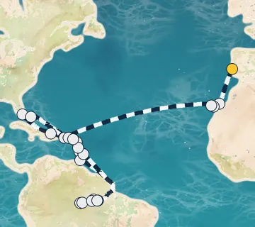 40 Night Lisbon to Miami cruise
