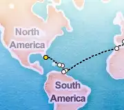 20 Night Marseille to Miami cruise