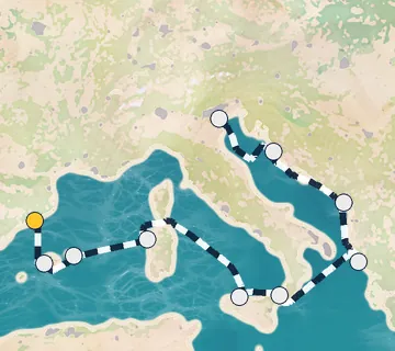 9 Night Barcelona to Venice cruise