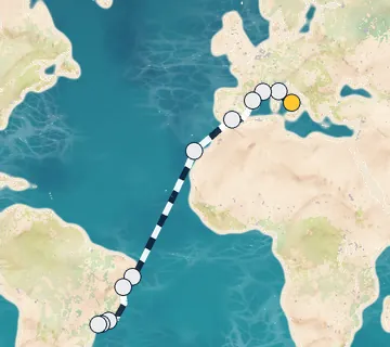 21 Night Naples to Sao Paulo cruise