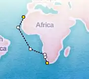 17 Night Cape Town to Las Palmas cruise