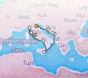 10 Night Rome to Ravenna cruise