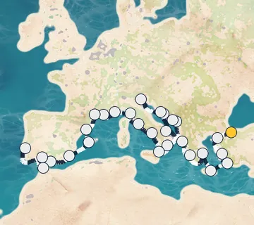35 Night Istanbul to Lisbon cruise
