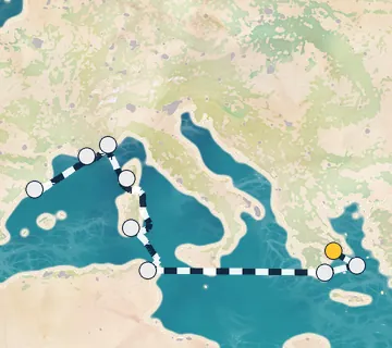 11 Night Athens to Barcelona cruise