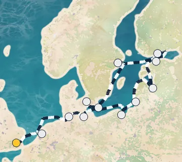 14 Night Tilbury to Copenhagen cruise