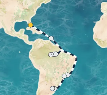 25 Night Miami to Buenos Aires cruise