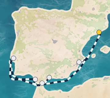 6 Night Barcelona to Malaga cruise
