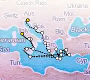 32 Night Trieste to Rome cruise