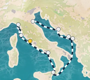 10 Night Rome to Ravenna cruise