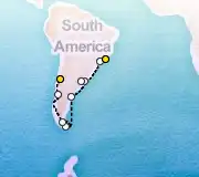 20 Night Rio to San Antonio cruise