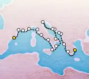 21 Night Athens to Barcelona cruise