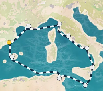 10 Night Barcelona to Barcelona cruise