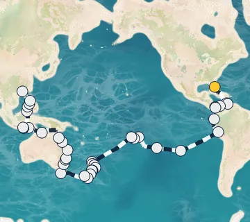 83 Night Miami to Hong Kong cruise