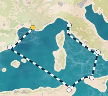 6 Night Marseille to Florence cruise