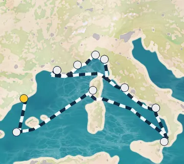 14 Night Barcelona to Rome cruise