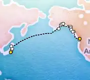 25 Night Tokyo to Vancouver cruise
