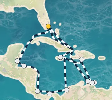 21 Night Miami to Miami cruise