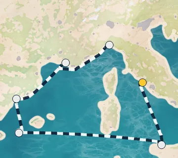 6 Night Rome to Portofino cruise