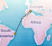 12 Night Maceió to Barcelona cruise