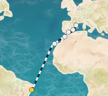 12 Night Maceió to Barcelona cruise