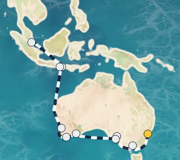 20 Night Sydney to Singapore cruise