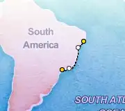 4 Night Maceió to Sao Paolo cruise