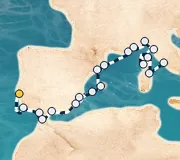 22 Night Lisbon to Rome cruise
