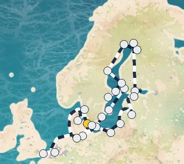 28 Night Copenhagen to London cruise
