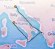 4 Night Rome to Venice cruise