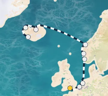 11 Night London to Reykjavik cruise