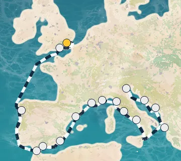 19 Night Tilbury to Venice cruise