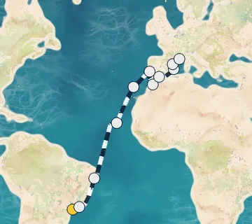 22 Night Sao Paulo to Marseille cruise