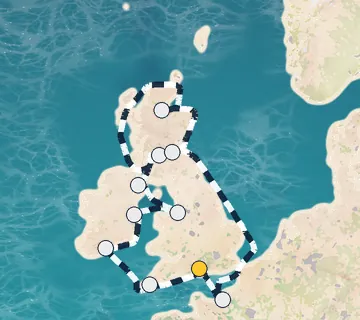 12 Night London to London cruise
