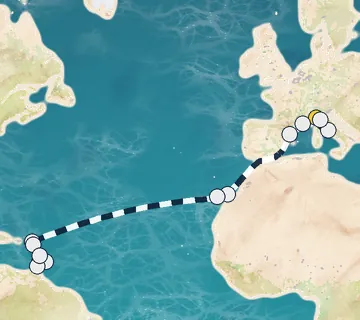 21 Night Genoa to Fort-de-France cruise