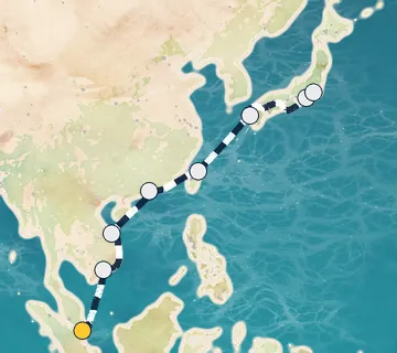 15 Night Singapore to Tokyo cruise