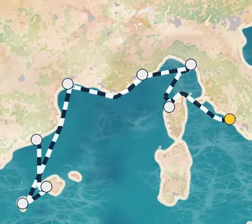 7 Night Rome to Barcelona cruise