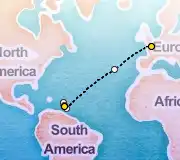 15 Night Paris to Fort-de-France cruise